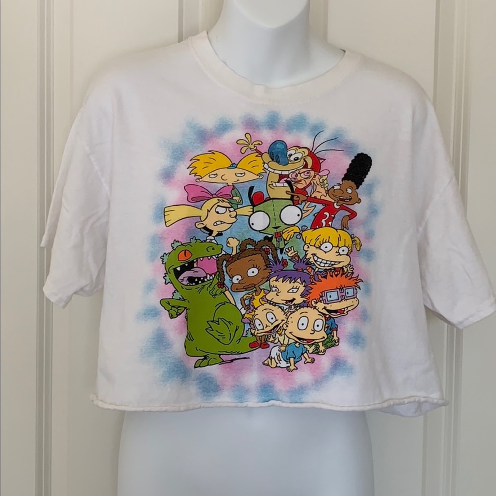 90s cartoon crop top
